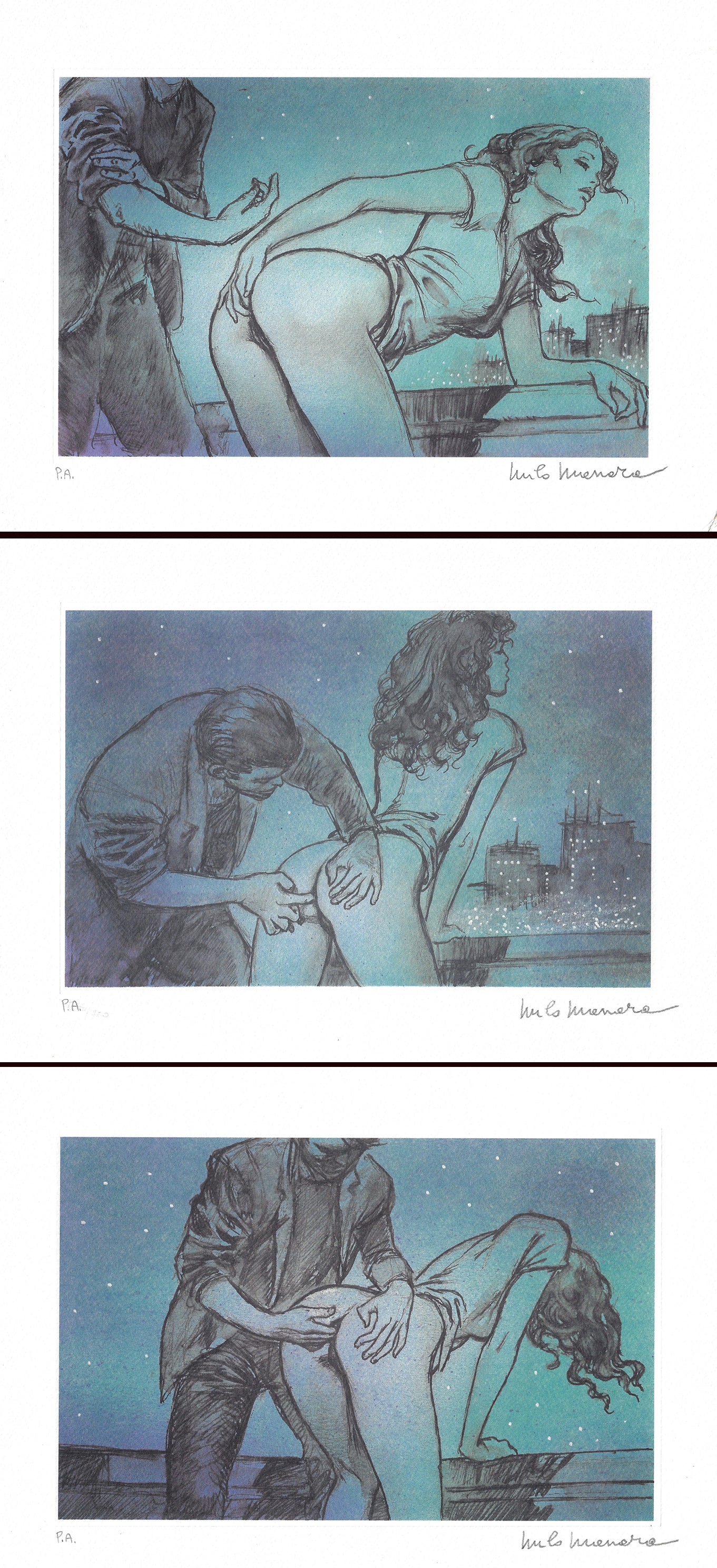 3 Stampe Firmate Dal Portfolio Il Gioco 2: 12-13-14