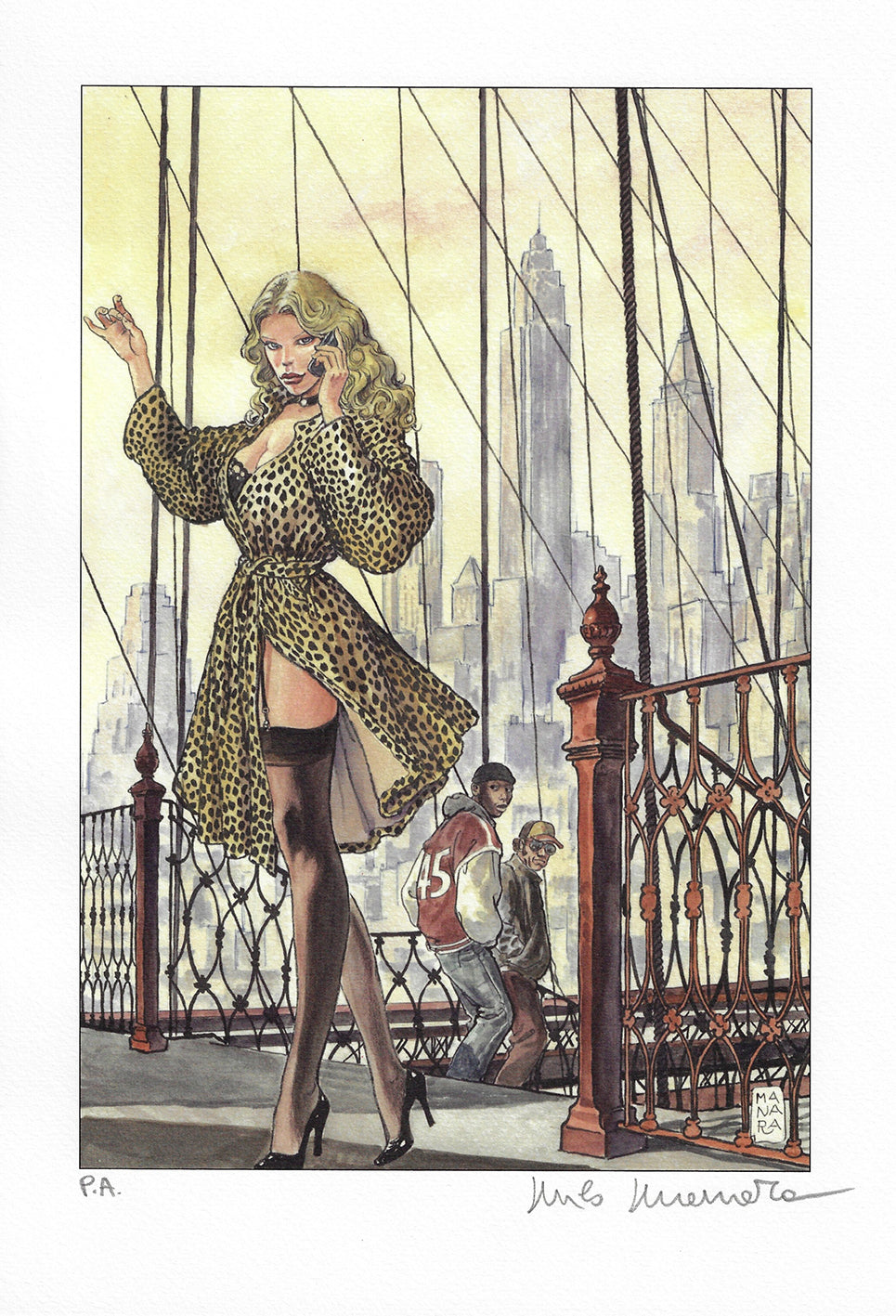 Stampa Firmata Leopardata