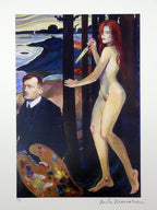 Signed Print Painter Munch