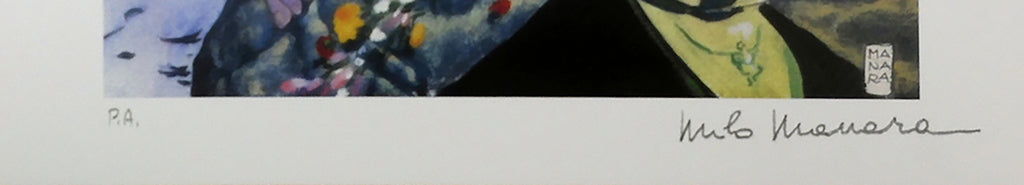 Stampa Firmata Omaggio al pittore Millais