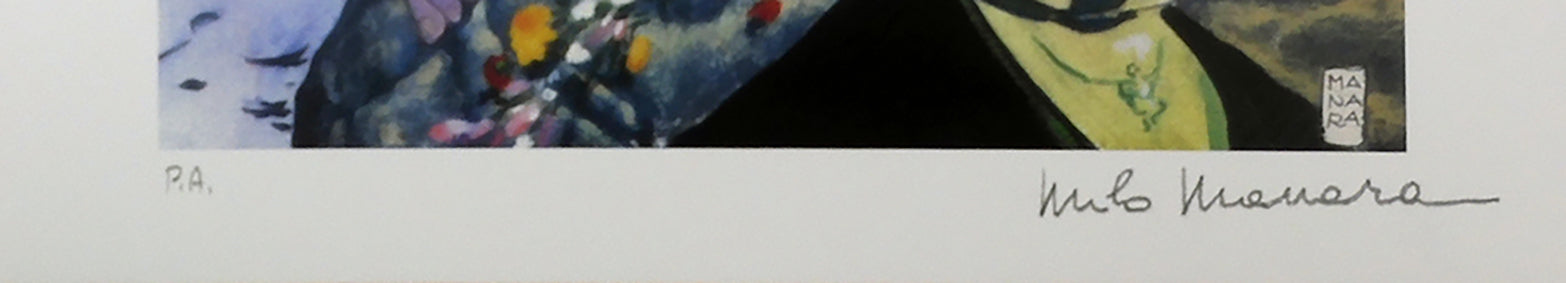 Stampa Firmata Omaggio al pittore Millais