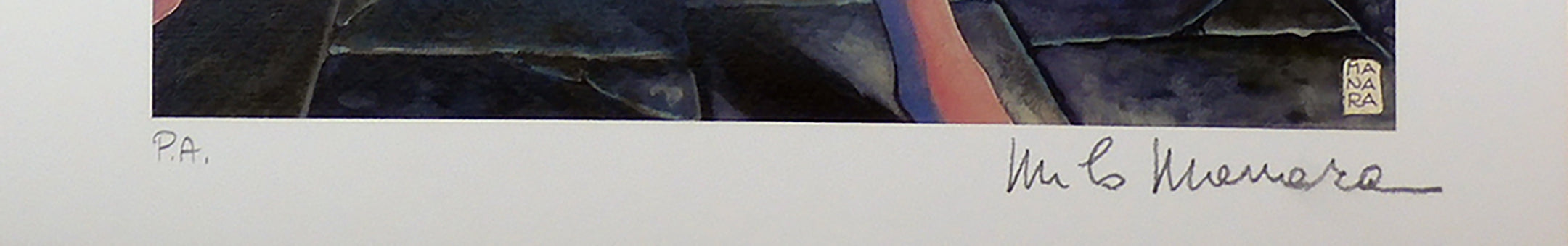 Stampa Firmata Omaggio al pittore Hogart