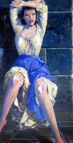 Signed Print Homage to the painter Hogarth