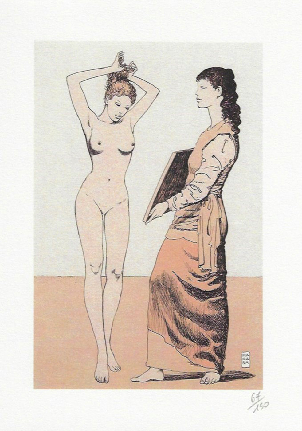 Portfolio Picasso 347 Numerato non Firmato