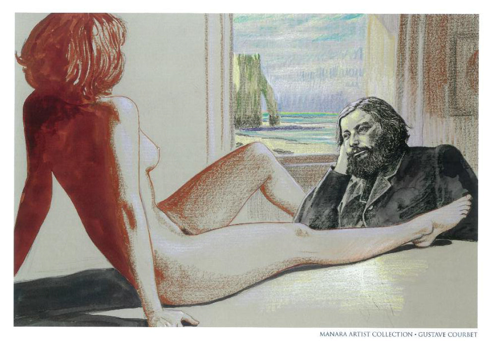 Manara Portfolio Tutte Le Stampe Non Firmate il Pittore e la Modella