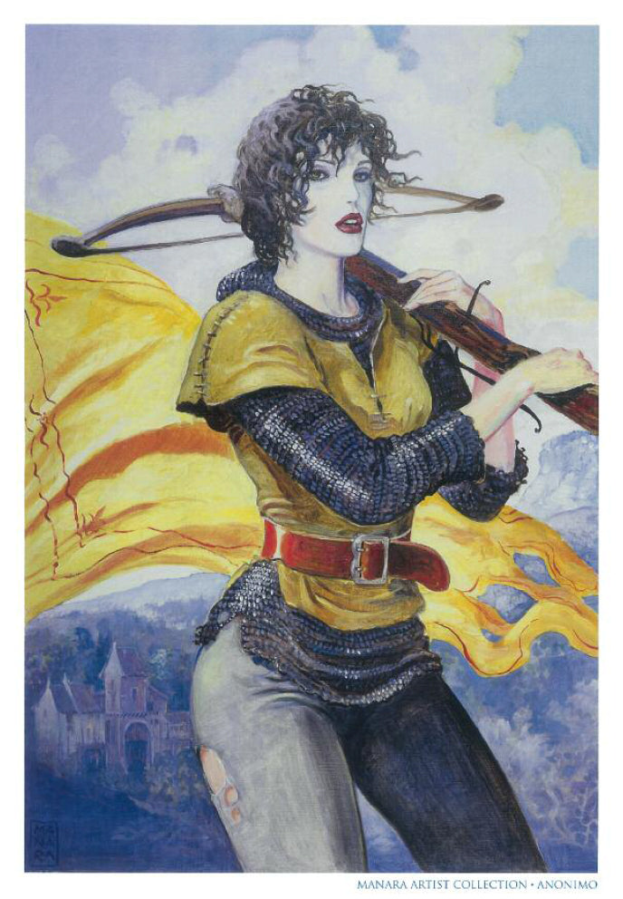 Manara Portfolio Tutte Le Stampe Non Firmate il Pittore e la Modella