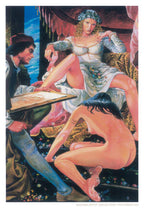 Manara Portfolio Tutte Le Stampe Non Firmate il Pittore e la Modella