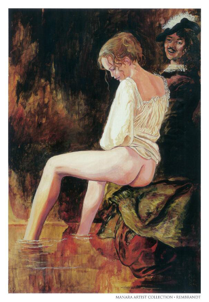 Manara Portfolio Tutte Le Stampe Non Firmate il Pittore e la Modella