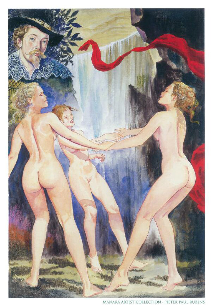 Manara Portfolio Tutte Le Stampe Non Firmate il Pittore e la Modella