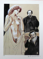 Stampa Firmata Pittori Morris Rossetti