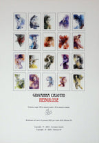 Casotto Portfolio Nebulose con Bacio originale P.A.