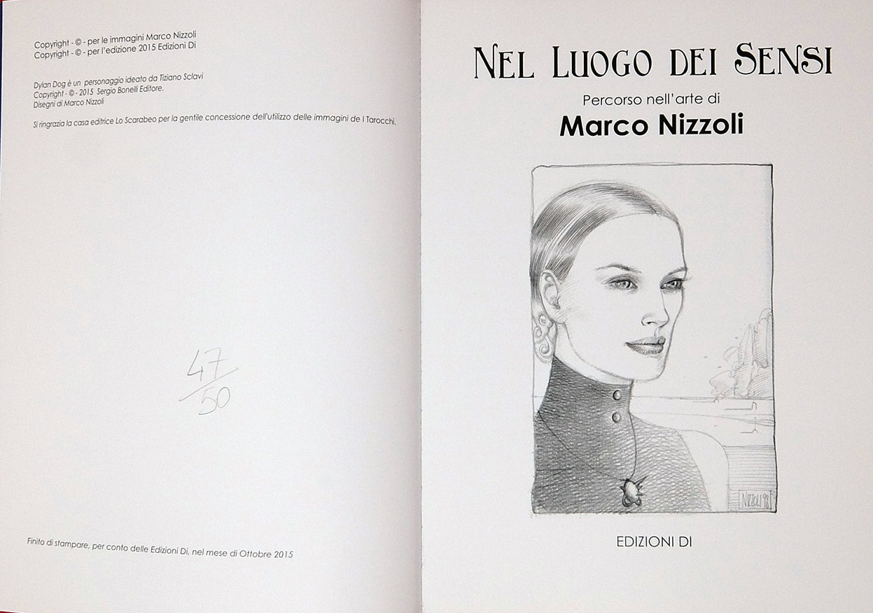 Volume Il Luogo Dei Sensi Con Disegno Originale - Grifo Edizioni