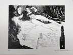 Signed Print Picasso and Rembrandt