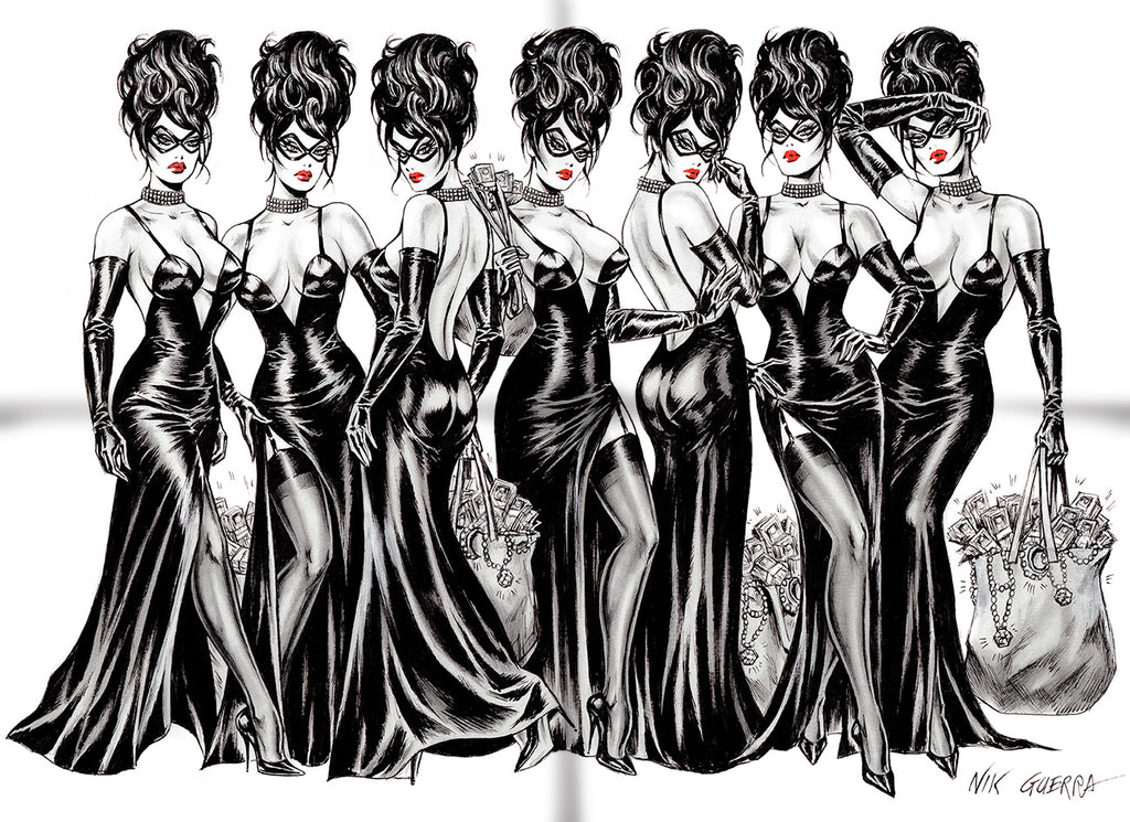 Portfolio Femme en Noir Encore