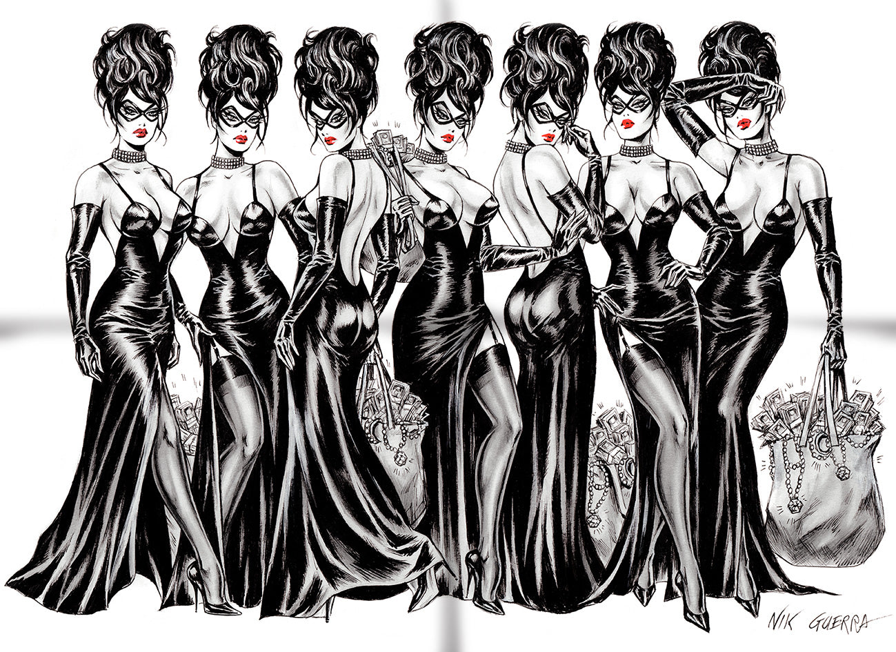 Portfolio Femme en Noir Encore