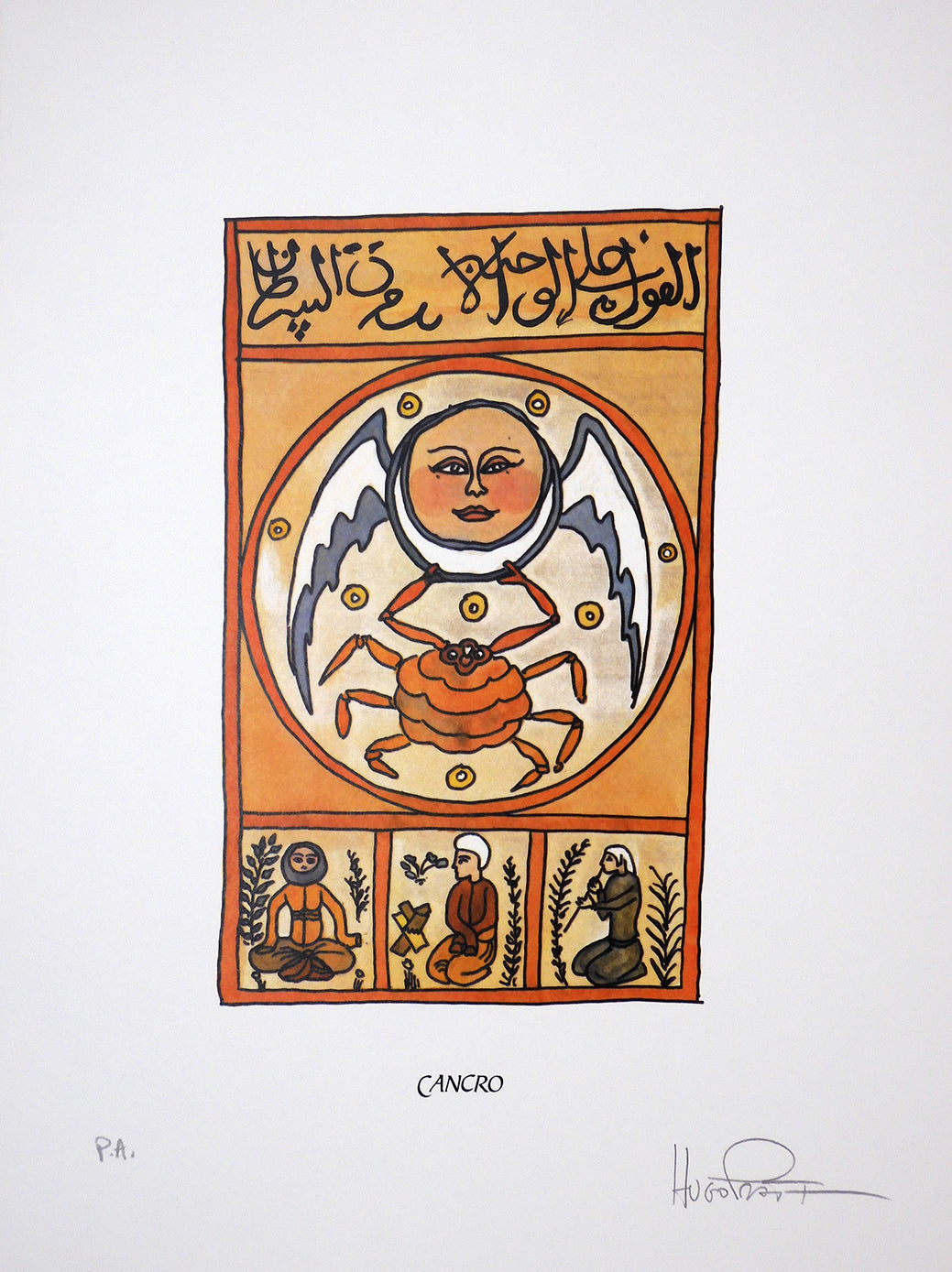 Stampa Pratt Astrologia Cancro Firmata - P.A. -