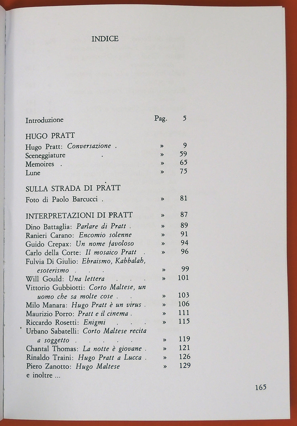 Volume Pratt "L'autore e il fumetto 2" anastatica