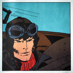 Corto Maltese Smoking Signed Print