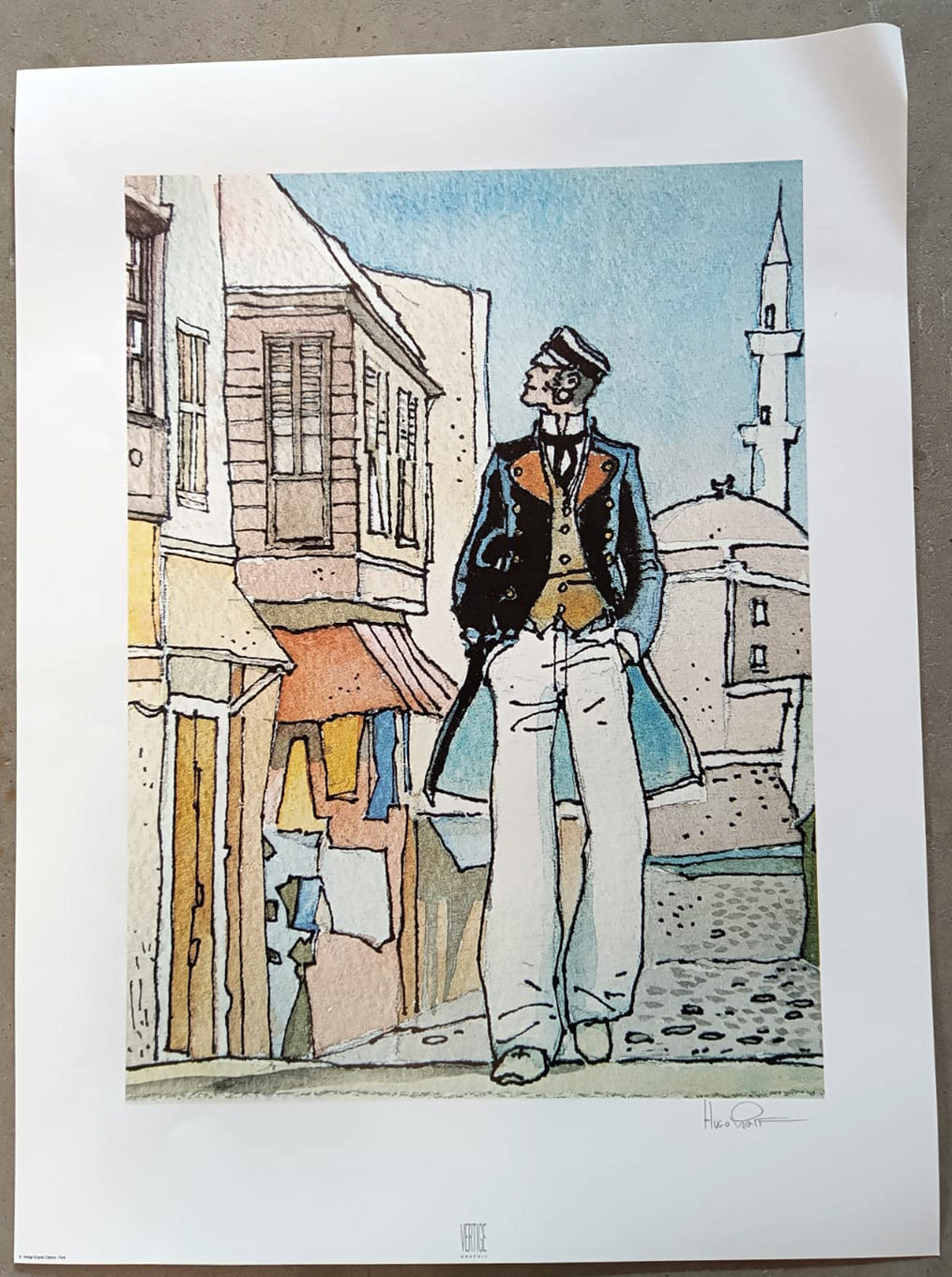 Manifesto Corto Maltese A Creta Firmato USATO
