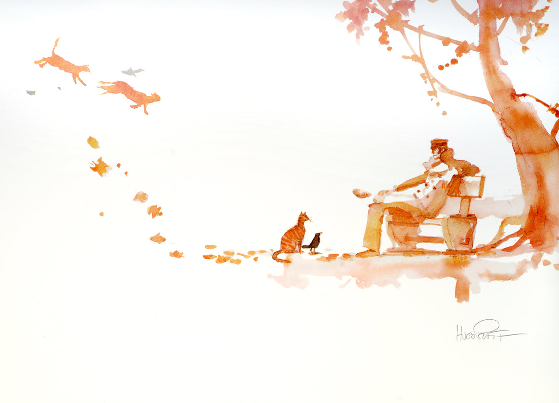 Poster Corto Maltese Occidente Firmato