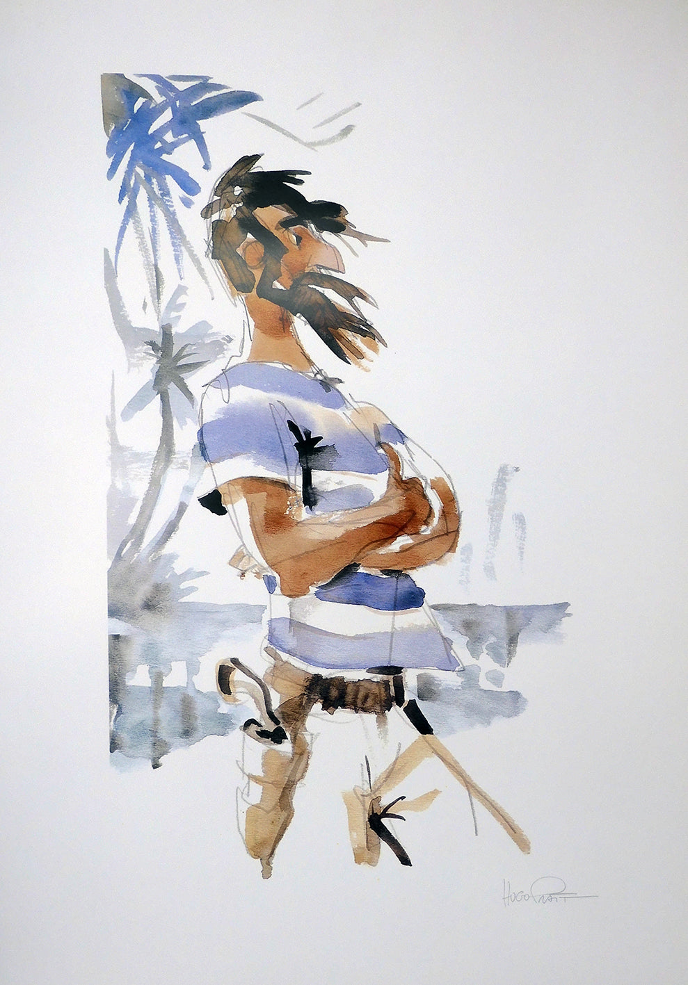 Poster Corto Maltese Rasputin Firmato