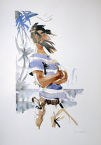 Poster Corto Maltese Rasputin Firmato