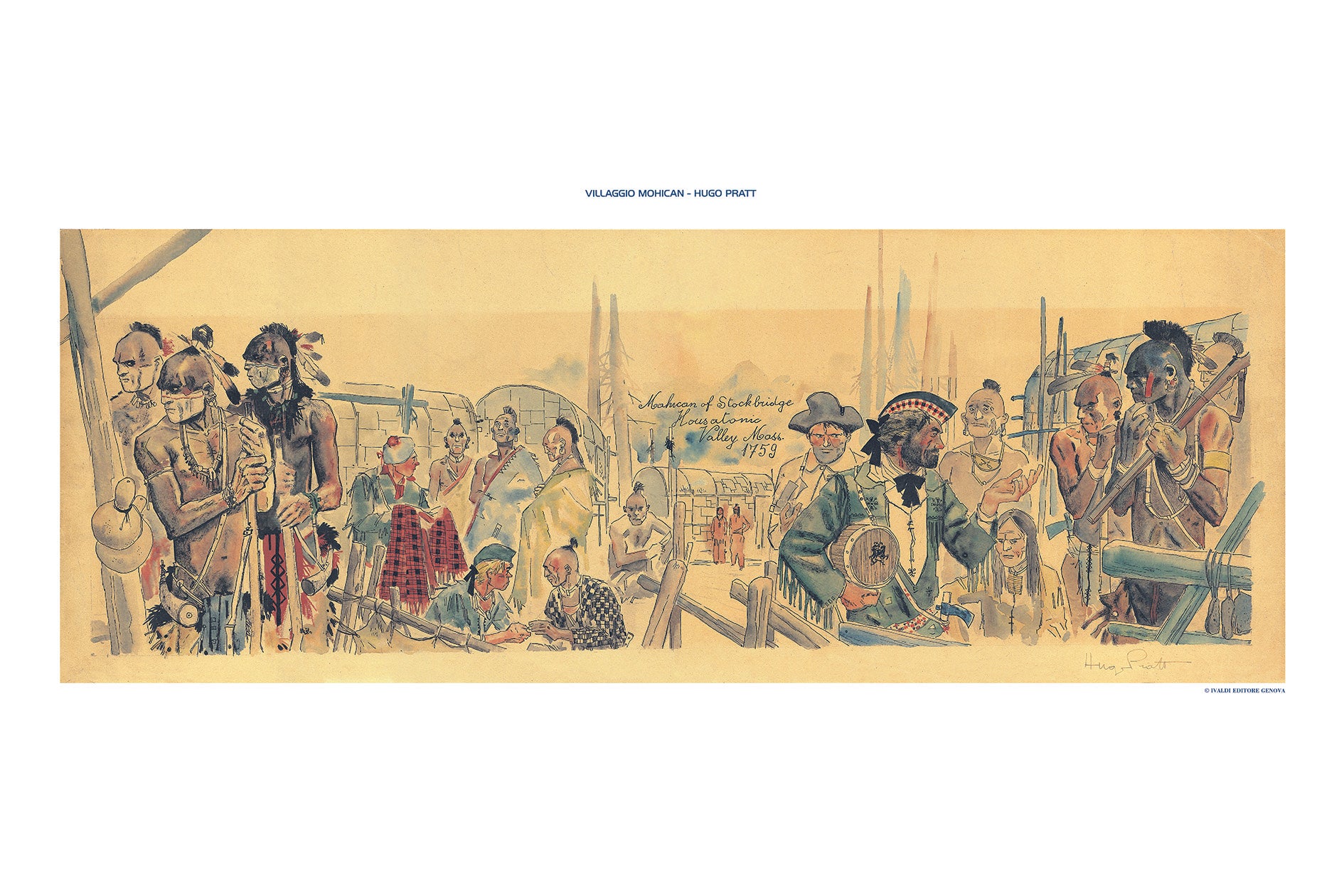 Poster Villaggio Mohican