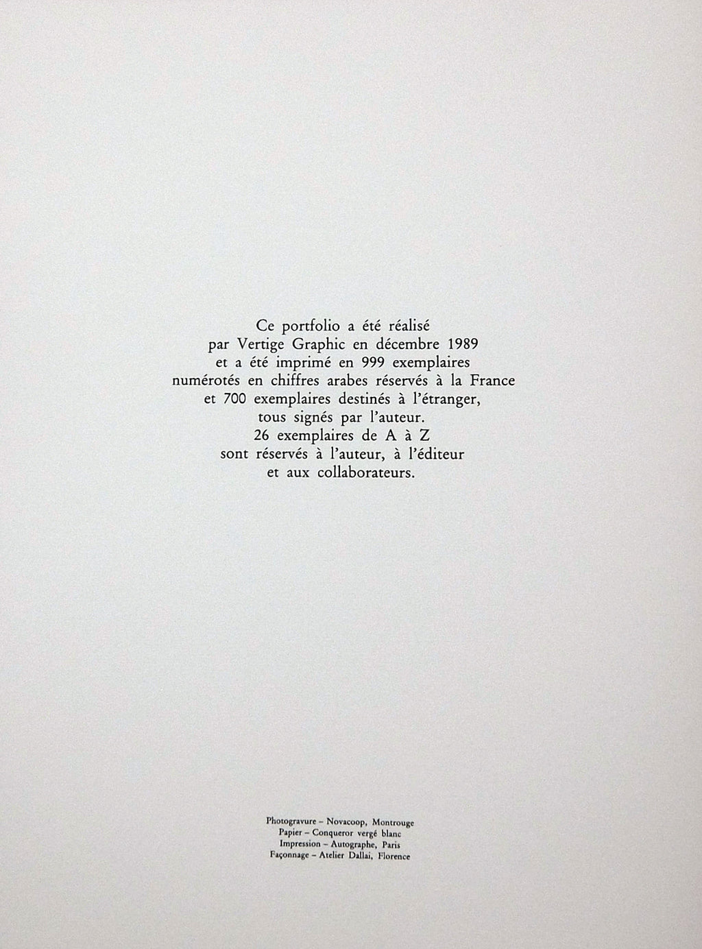 Portfolio Cordoba Francese non Numerato non Firmato - Grifo Edizioni