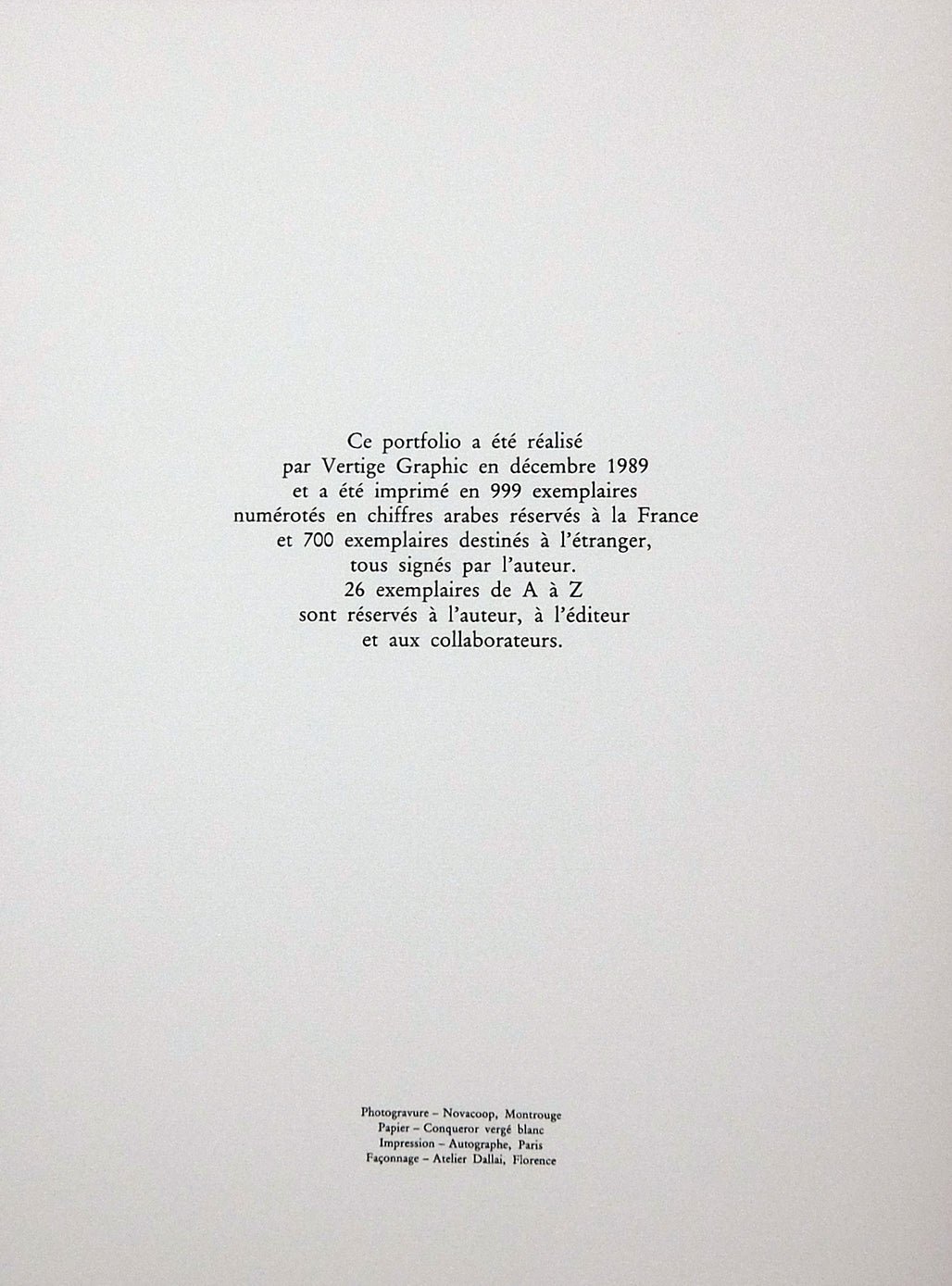 Portfolio Cordoba Francese non Numerato non Firmato - Grifo Edizioni