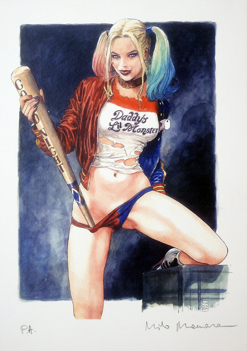 Stampa Firmata Harley Quinn