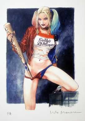 Stampa Firmata Harley Quinn II un