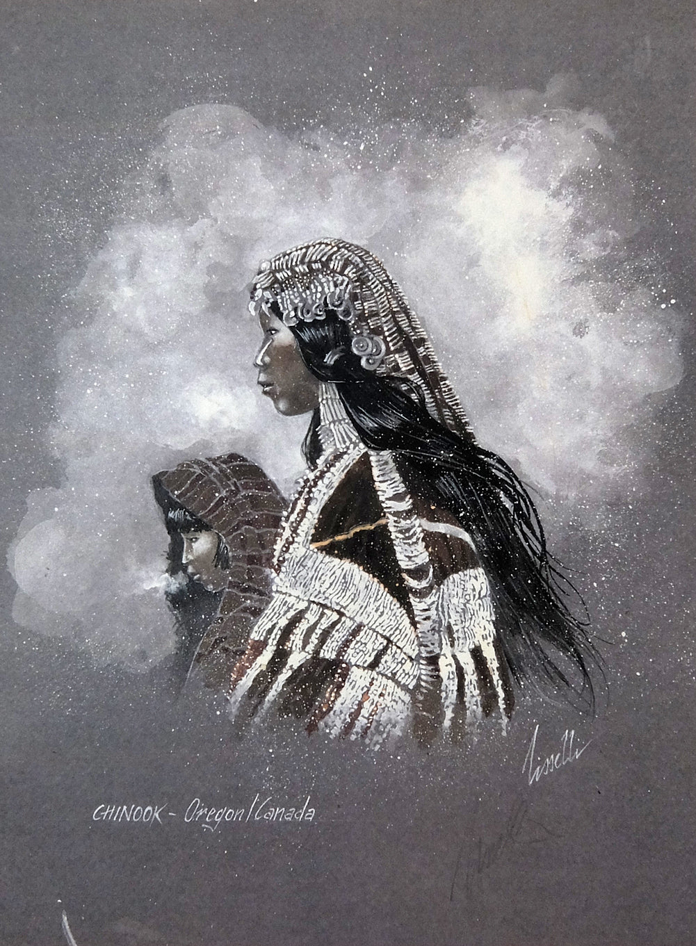 Stampa Firmata "Indiane 1"