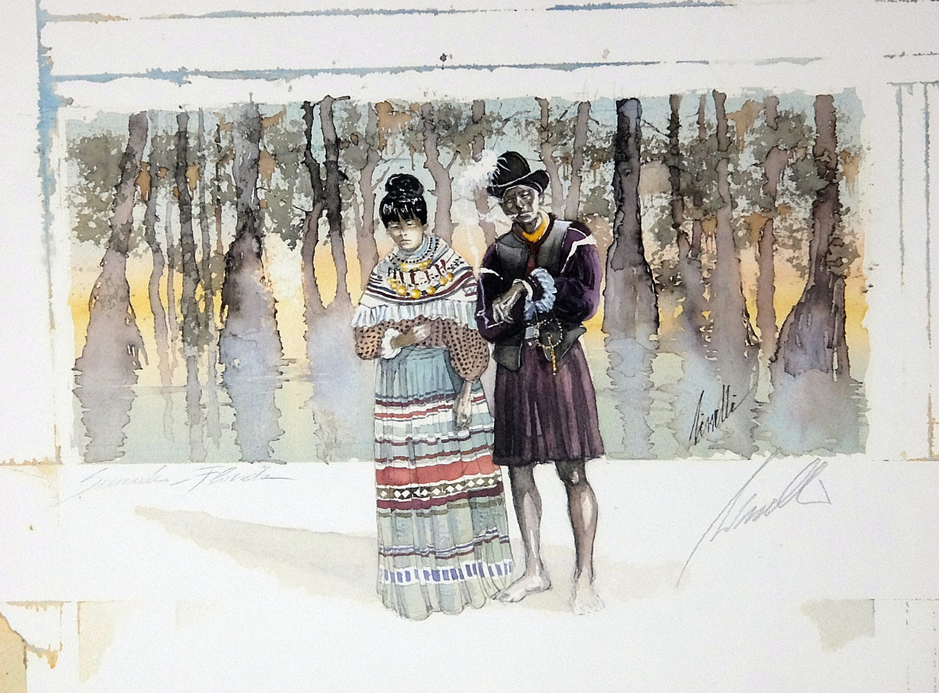 Stampa Firmata "Indiane 11"