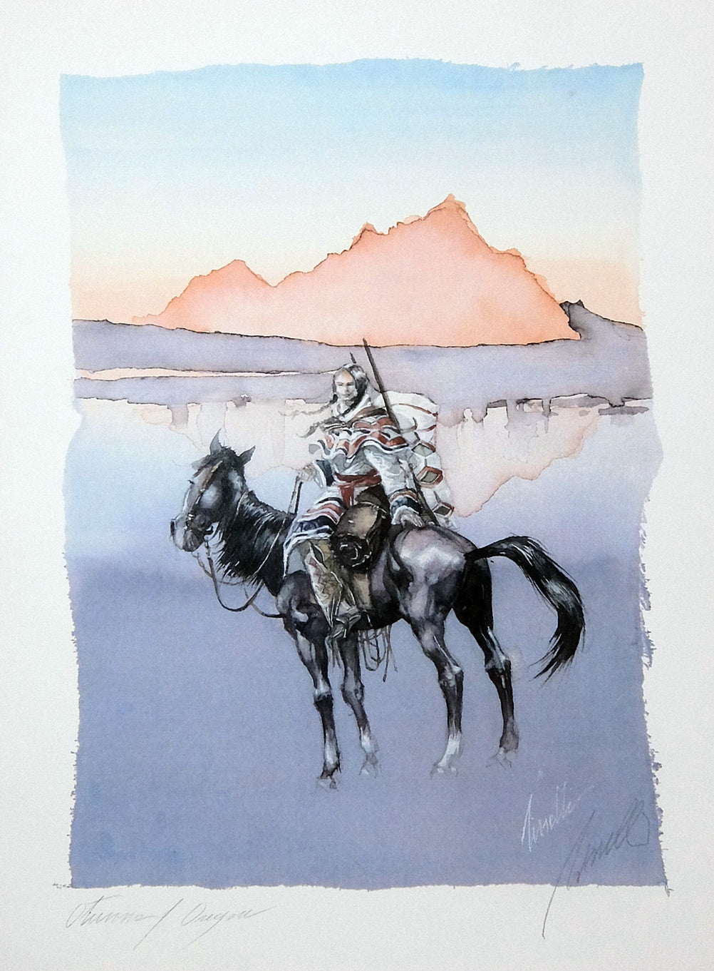 Stampa Firmata "Indiane 12"