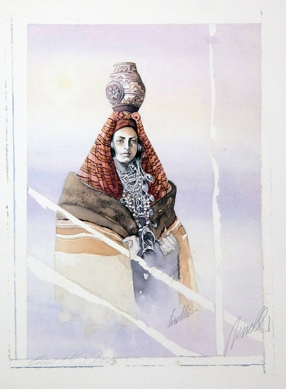 Stampa Firmata "Indiane 2"