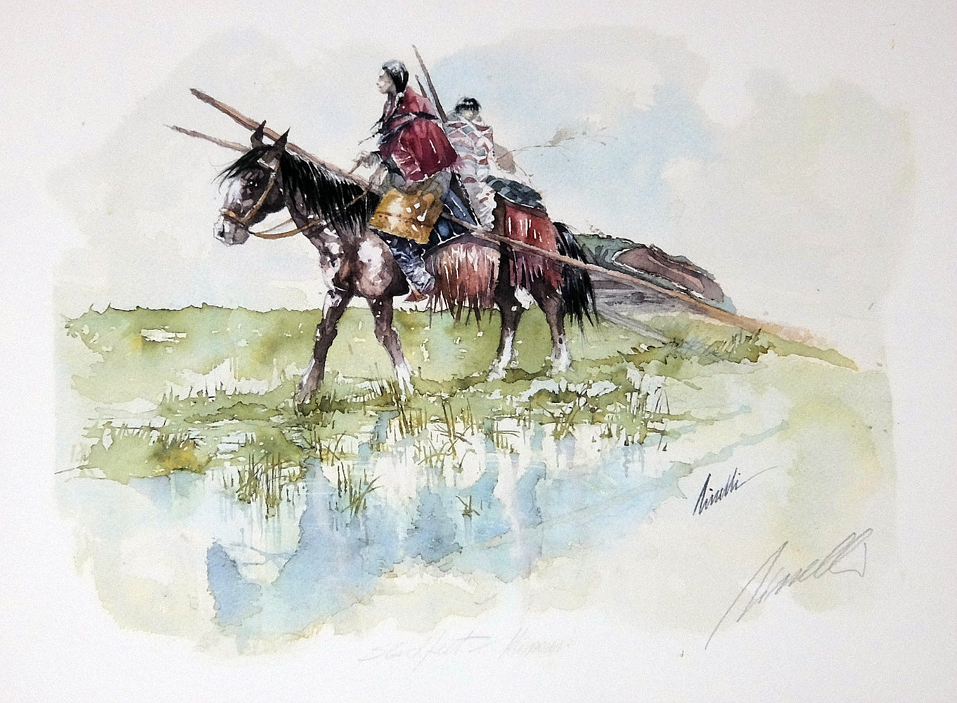 Stampa Firmata "Indiane 3"