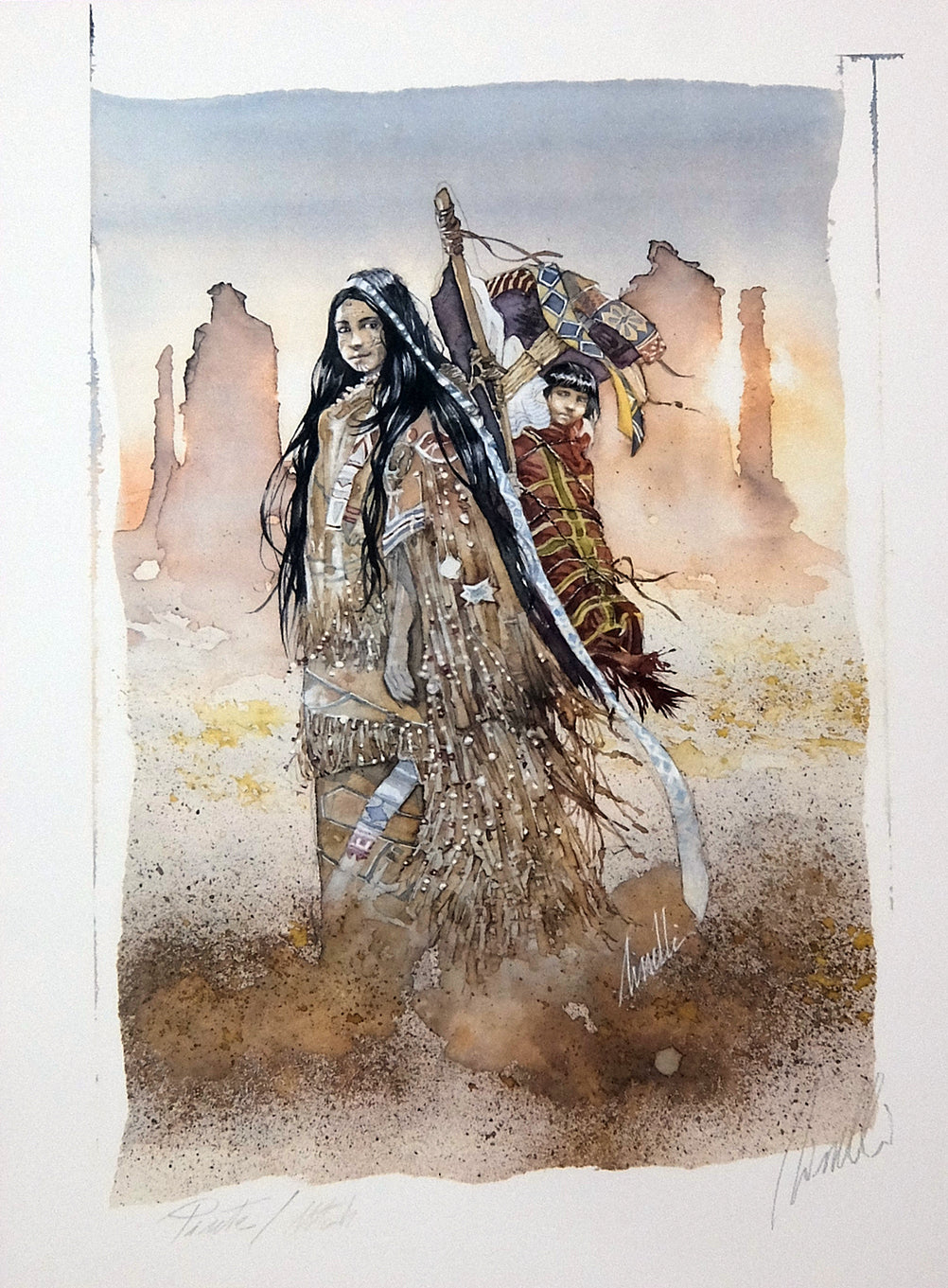 Stampa Firmata "Indiane 5"