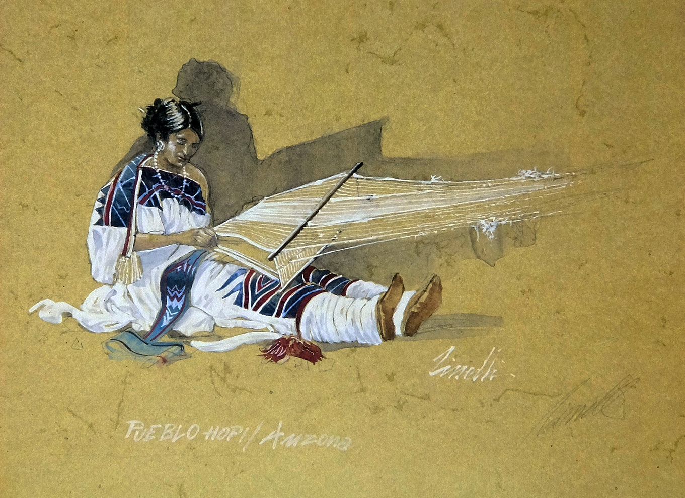 Stampa Firmata "Indiane 7"