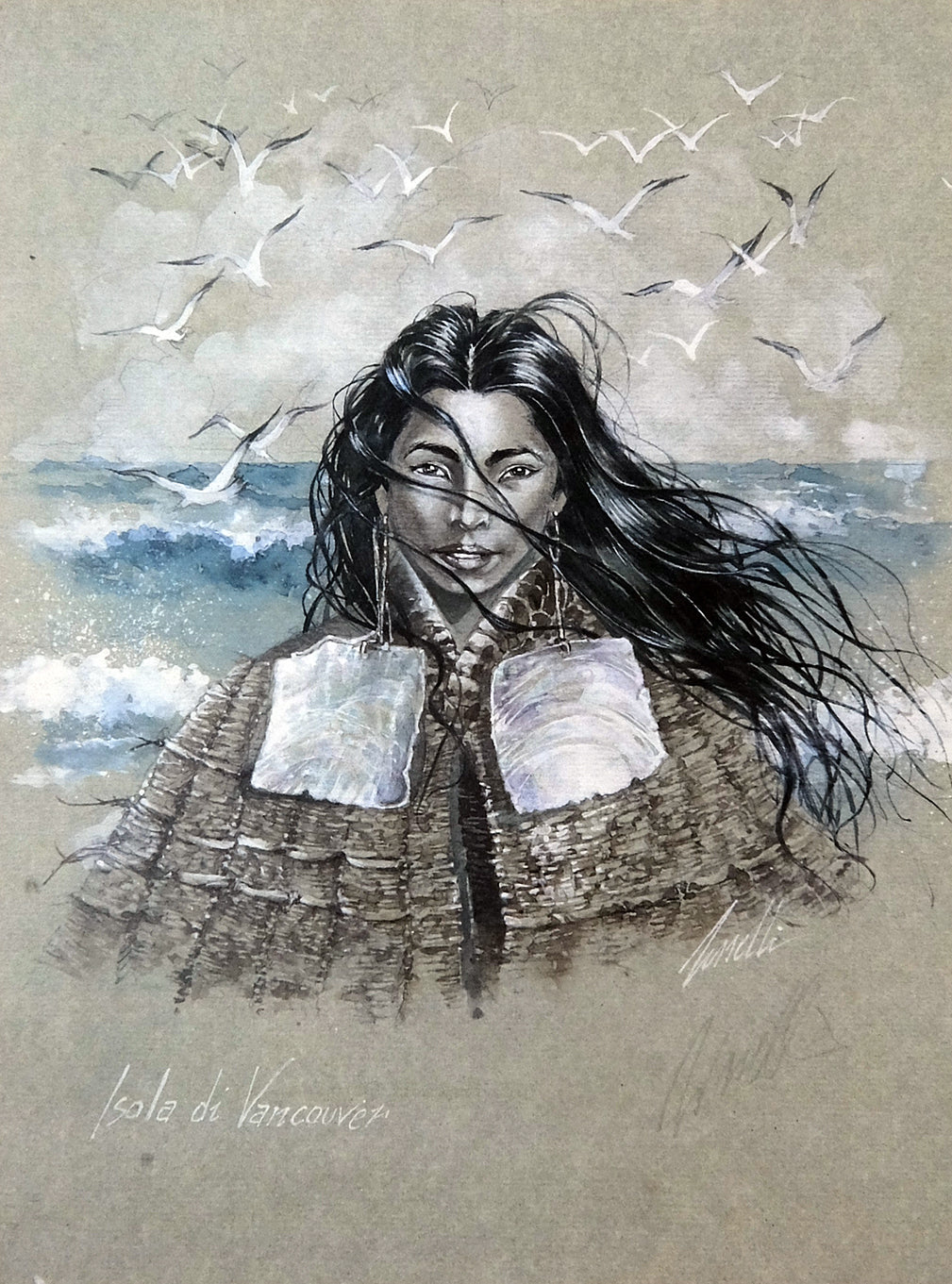 Stampa Firmata "Indiane 9"