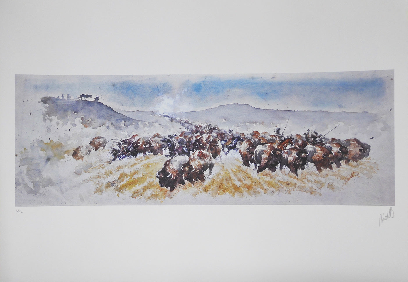 Stampa Firmata "Scenari Indiani" 5