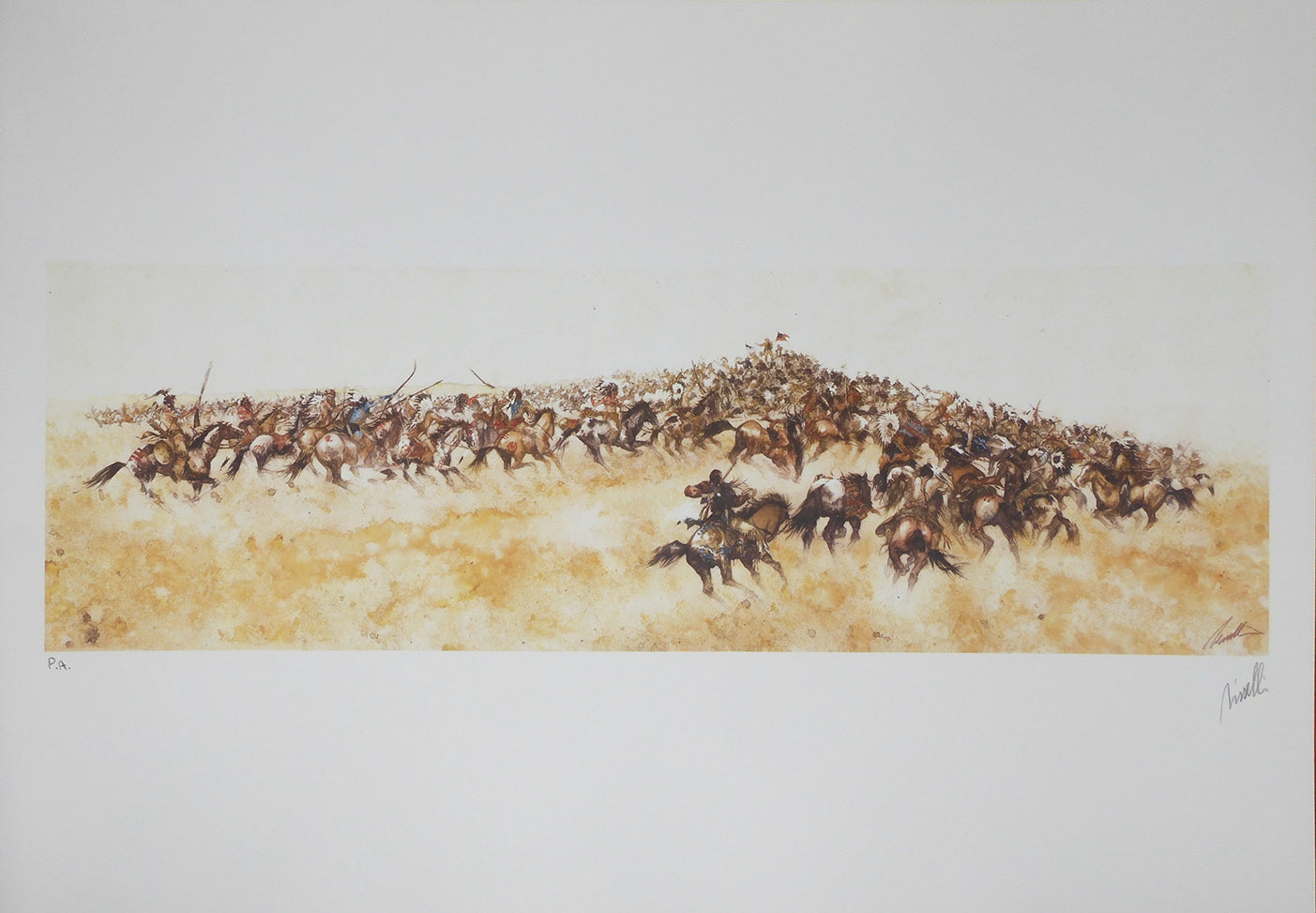 Stampa Firmata "Scenari Indiani" 6