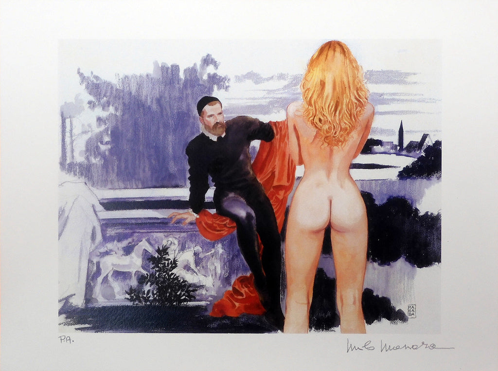 Stampa Firmata Pittore Tiziano