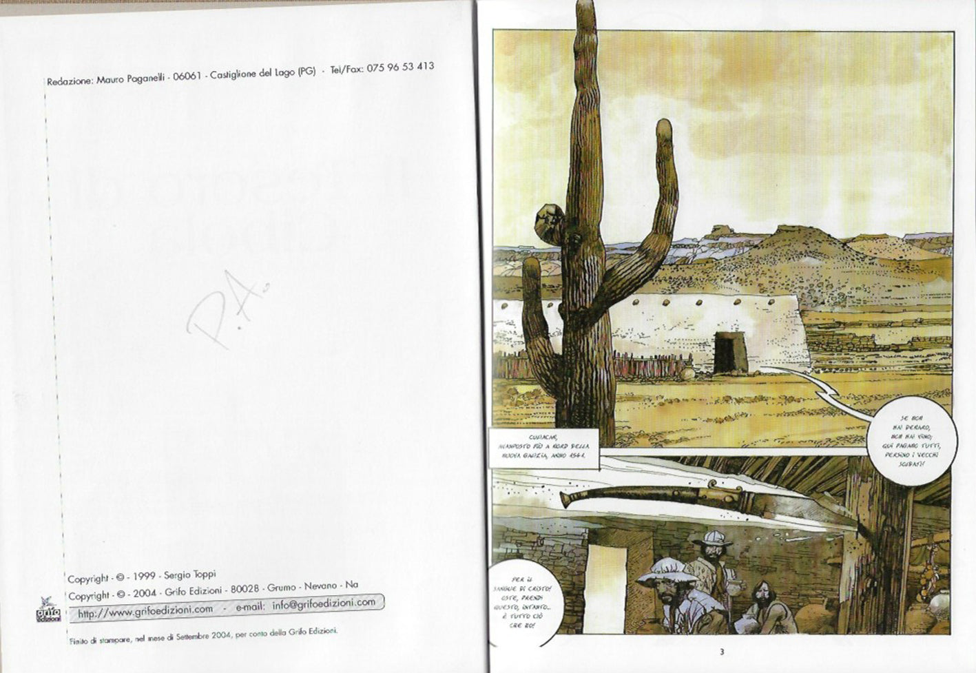 Volume Il Tesoro Di Cibola Limited P.A.