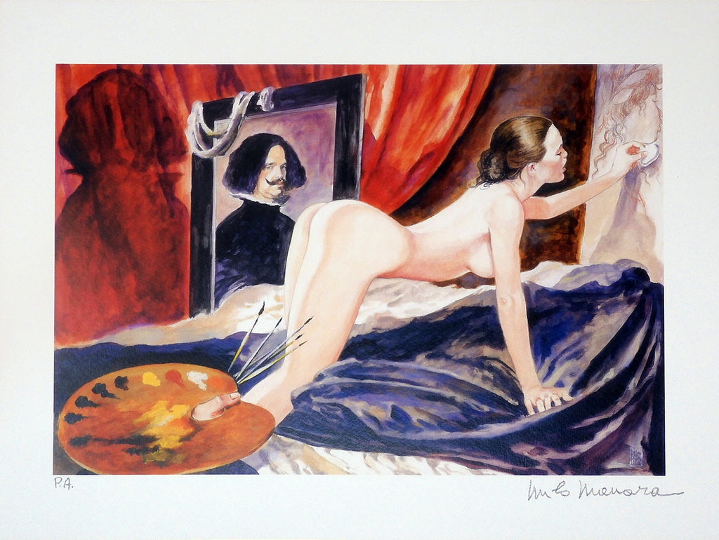 Stampa Firmata Pittore Velasquez