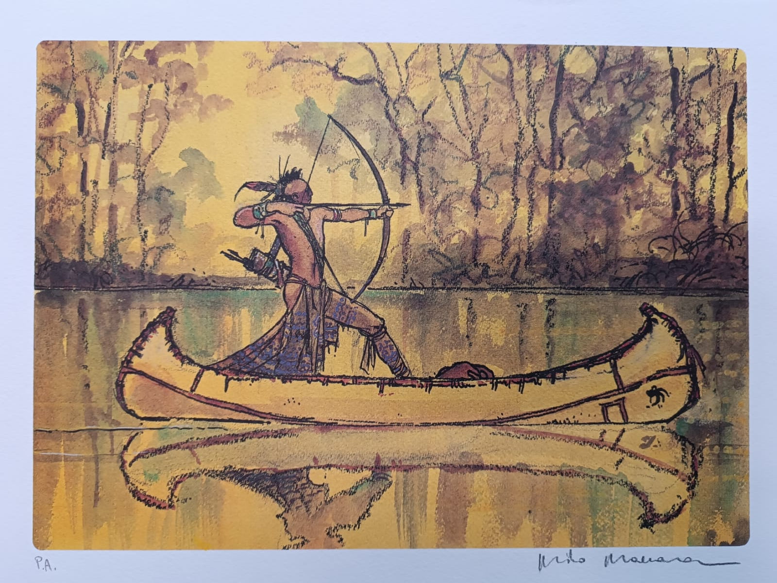 Stampa Firmata Estate Indiana D