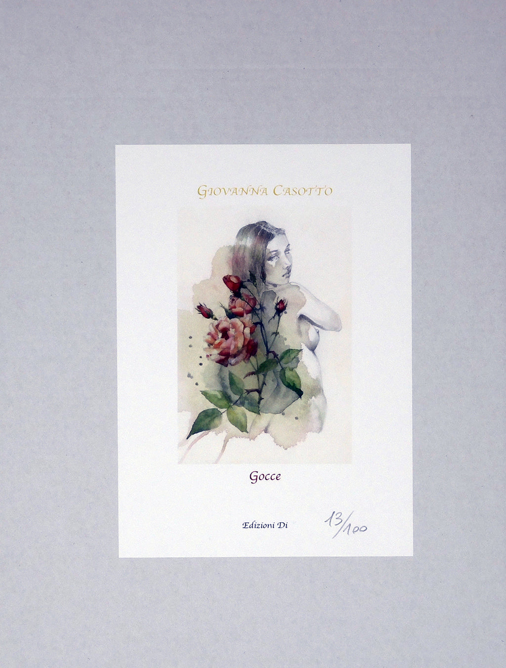 Casotto Portfolio Watercolors with original drawing 1