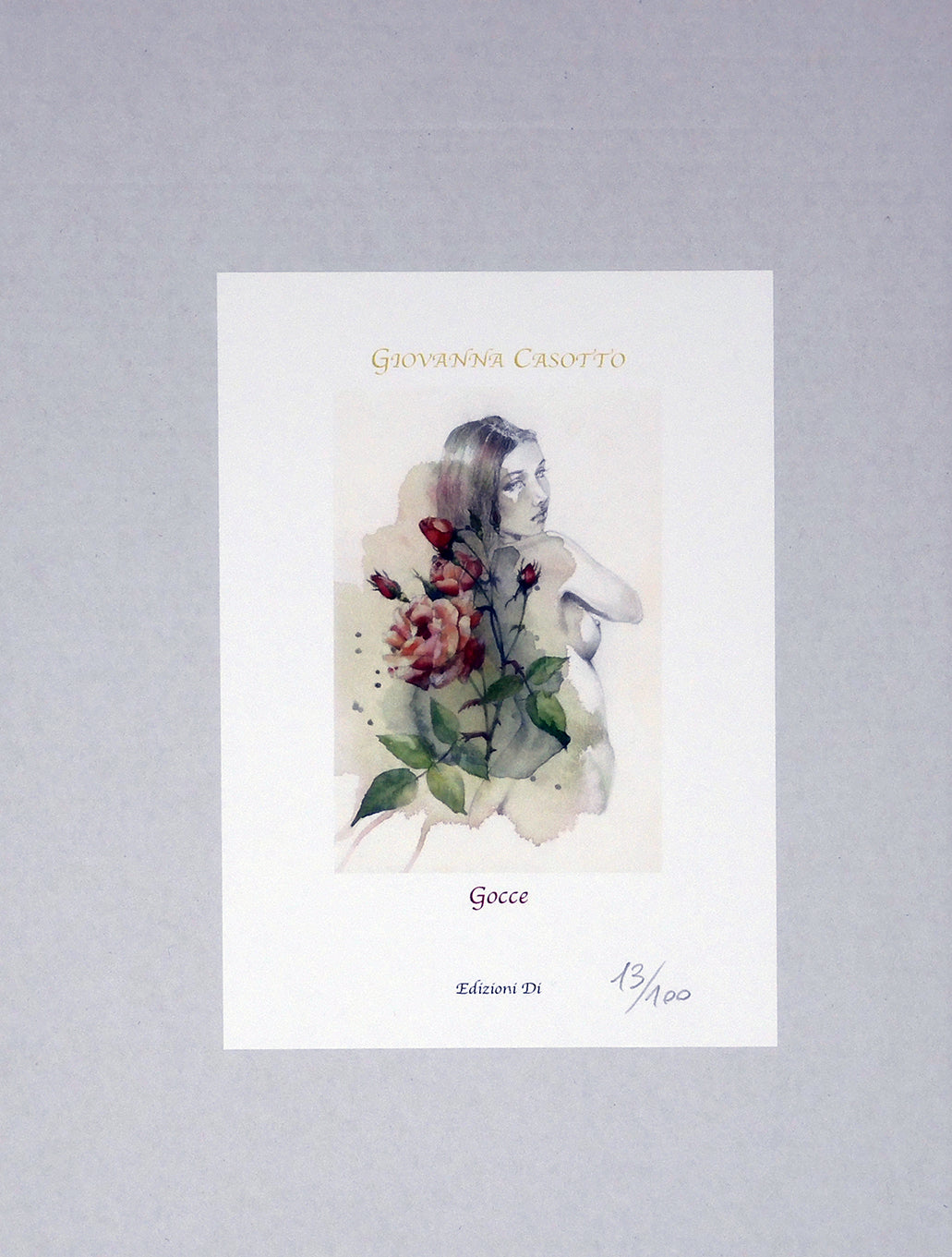 Casotto Portfolio Watercolors with original drawing 1