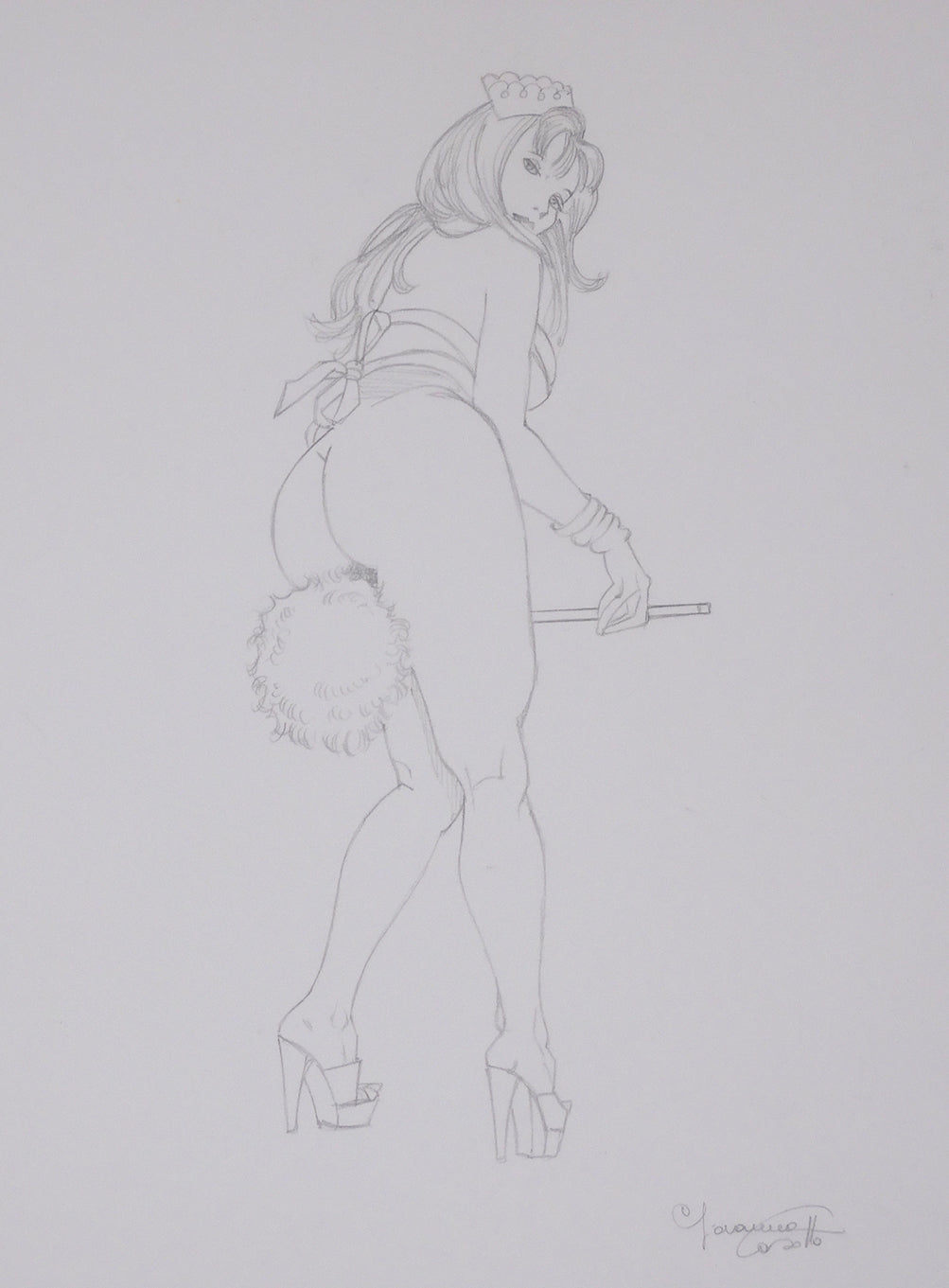 Casotto Portfolio Gocce con disegno originale 1