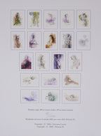 Casotto Portfolio Watercolors with original drawing 1