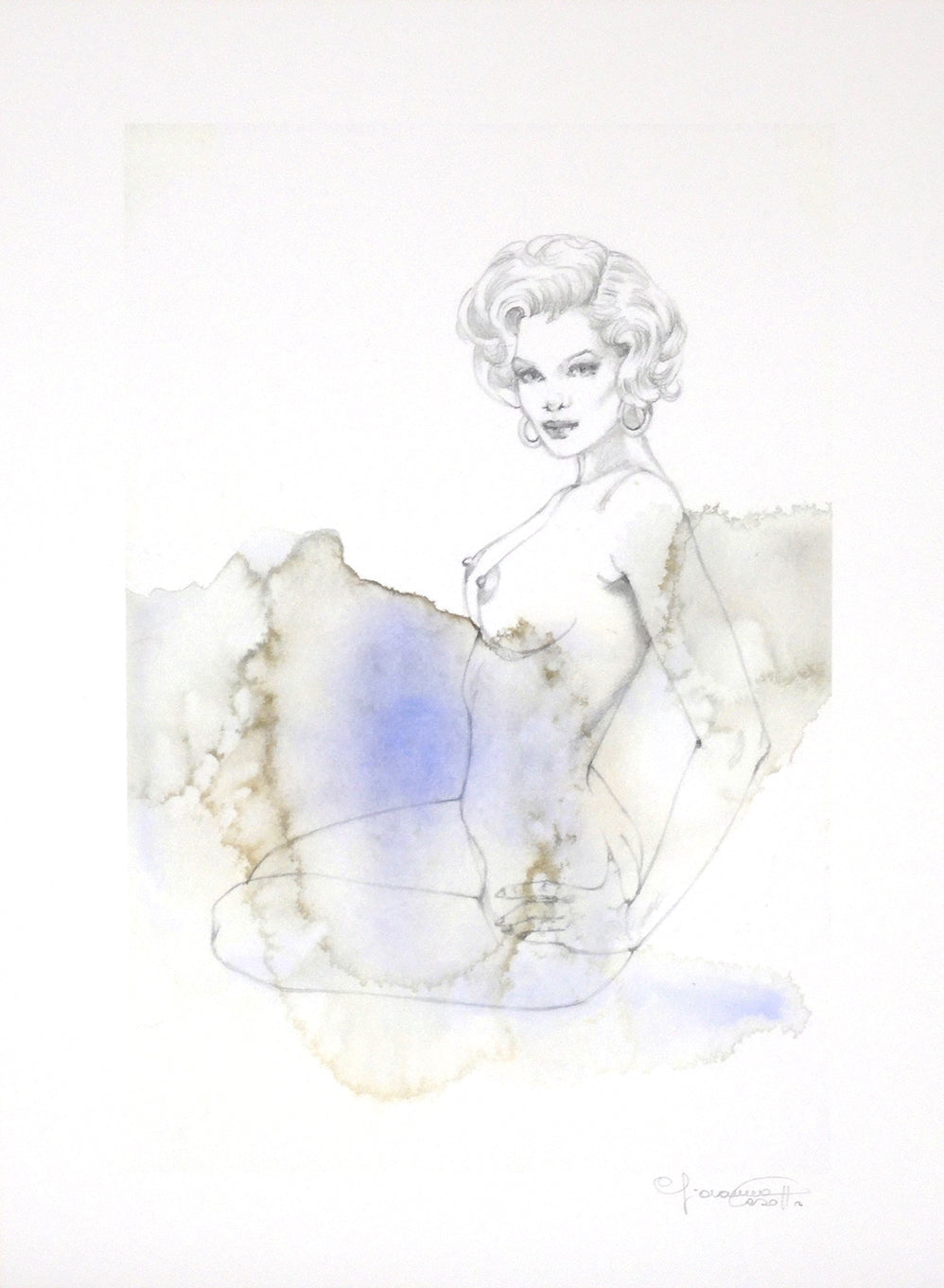 Casotto Portfolio Watercolors with original drawing 1